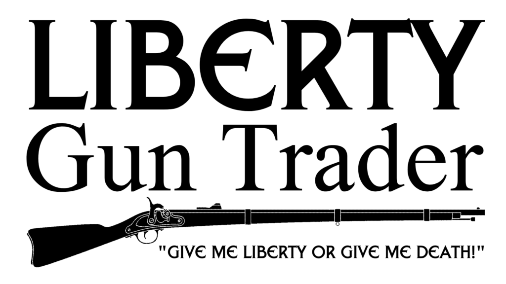 liberty gun trader logo black lettering Home FFL