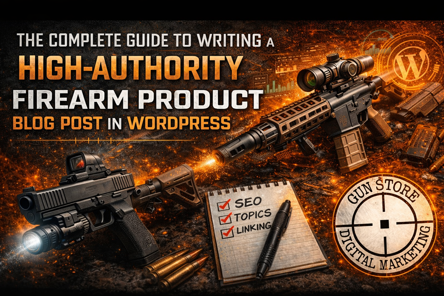 How to Write a Firearm Related Blog Post in WordPress horizontal