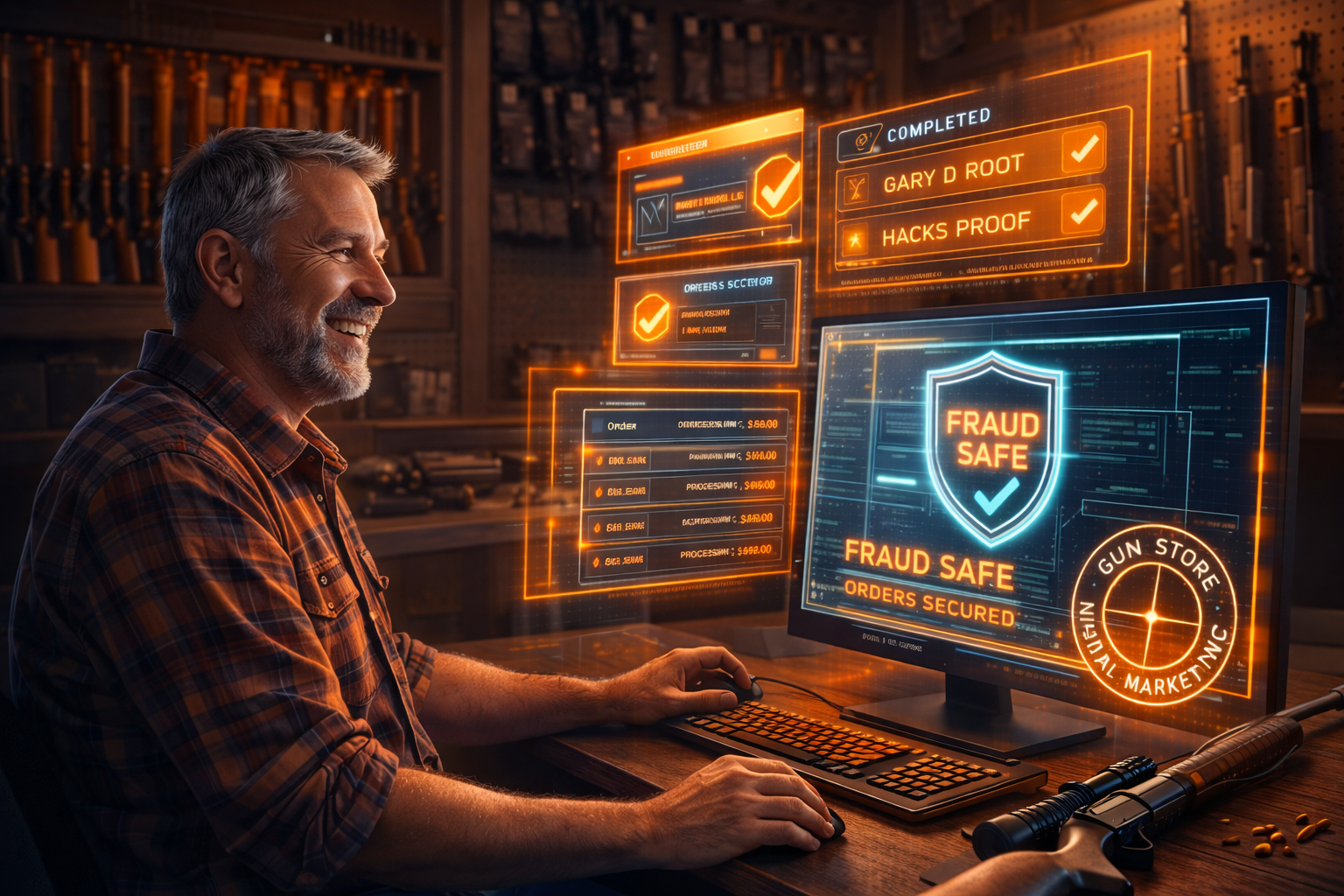 Securing online purchases for gun stores ecommerce